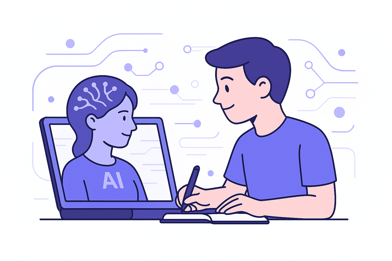 AI Learning Illustration